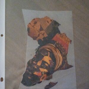 Abstract African Art Print - Multicolor